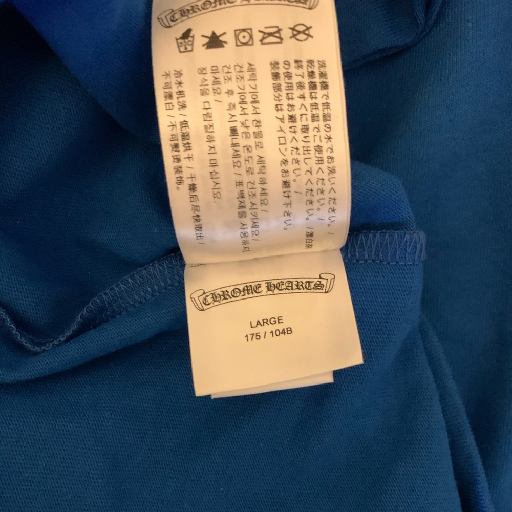 NEW Chrome Hearts ‘SPACE’ Matty Boy L/S Shirt Blue - Picture 4 of 4